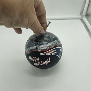 New England Patriots Christmas Ball Ornament Official NFL Guc